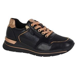 Cipriata Womens/Ladies Clelia Sneakers / Black/Gold